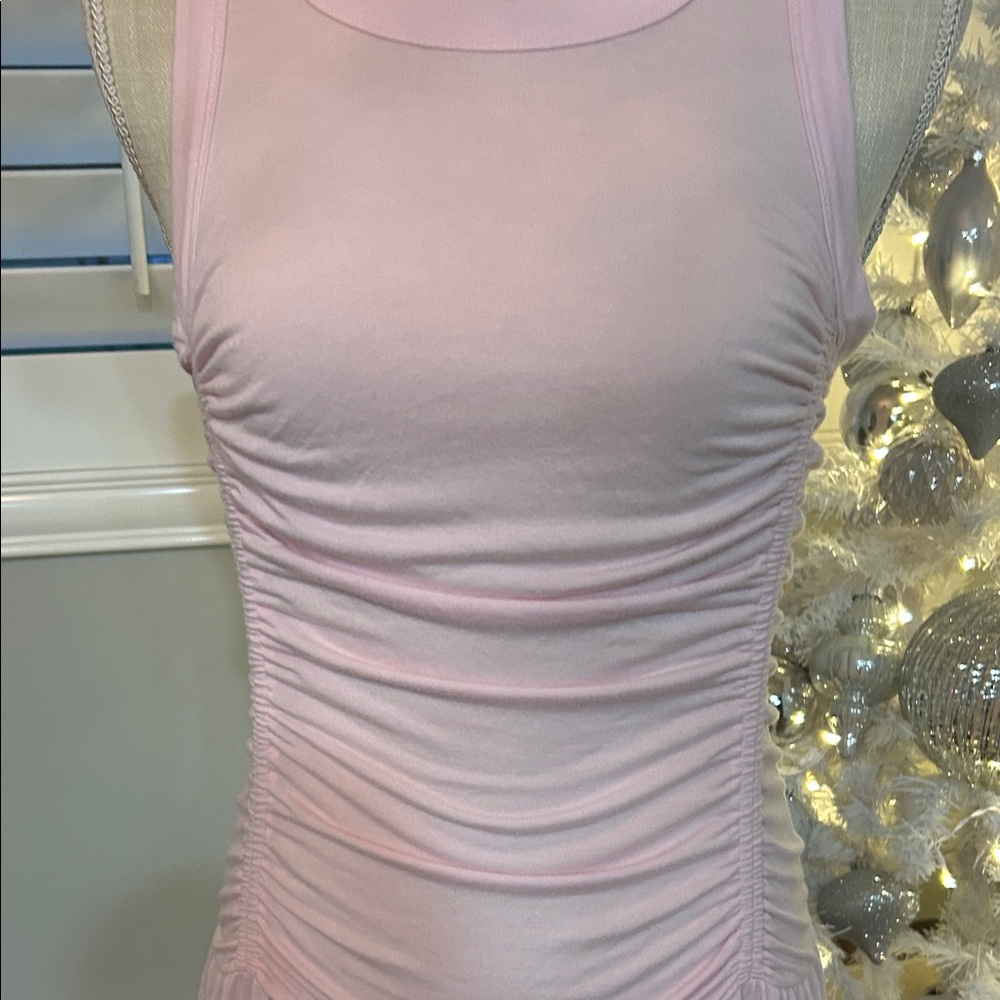 Universal Thread Light Pink Ruched Maxi Dress - Picture 2 of 3